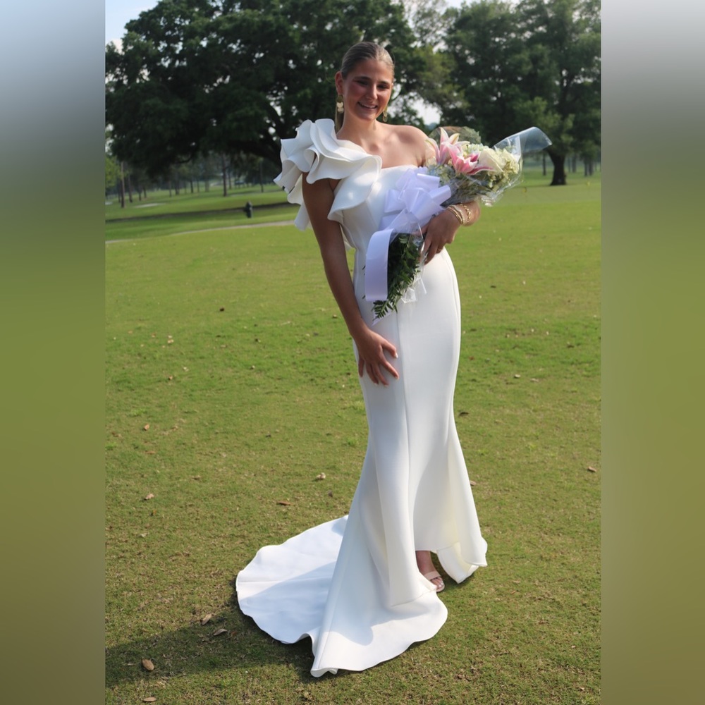 JOVANI White Dress